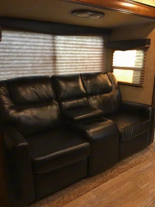 Very comfortable Captains chairs with extendable foot rests. . Prime Time Fury 2910 2016