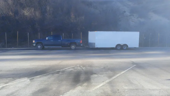 Driving through the Rocky Mountains.. South GA Cargo conversion 85TA20 2014