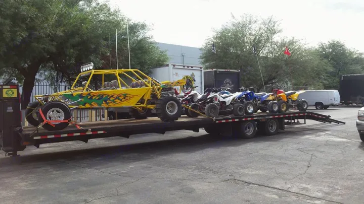 Time to Play LETS GOO. Gator 45FT Equiptment hauler 2015