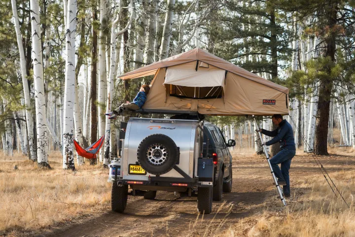 Roam rooftop tent for easy set up.. Moby 1 XTR 2014