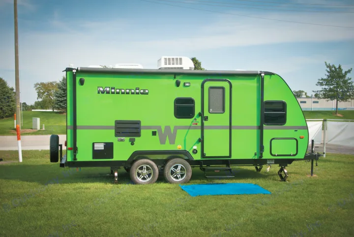 this side is slightly faded from sun...no problem. Winnebago Minnie Winnie 2013