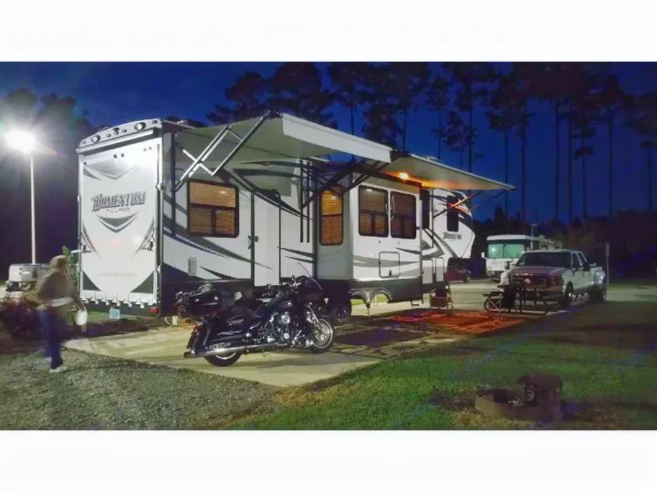 One of the most technologically contemporary toy haulers out there 

. Grand Design Momentum 2016