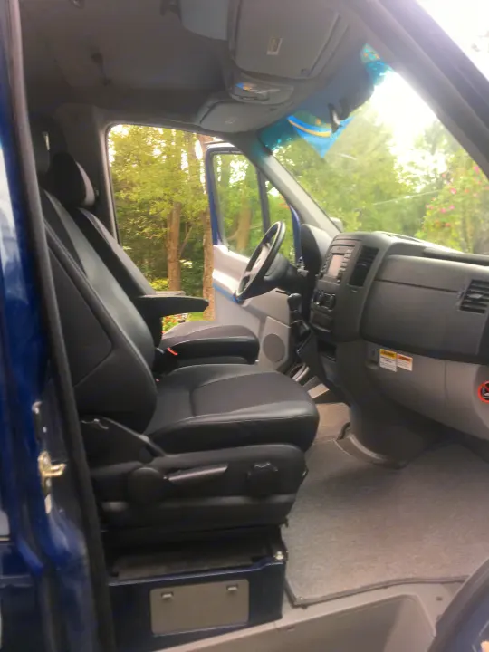 Heated, swivel driver and passenger seats.. Sportsmobile Custom Design 2015
