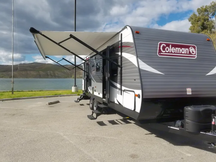 power awning with LED lighting. Coleman Other 2018