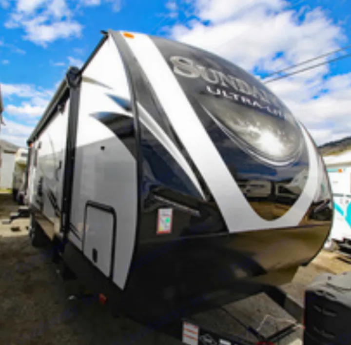 Sleek Sundance travel trailer, a prime RV rental for your next outdoor adventure.. Heartland Sundance 2019