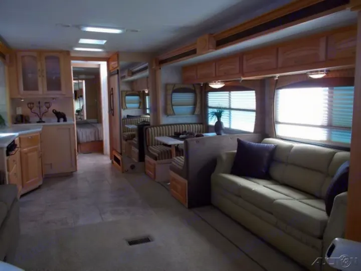 Real tile flooring, sofa folds out to bed.. Forest River Charleston 2006