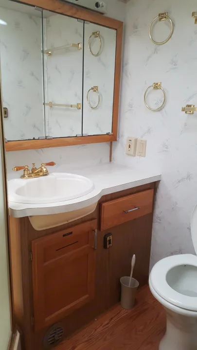 Bathroom . Fleetwood Pace Arrow 1996