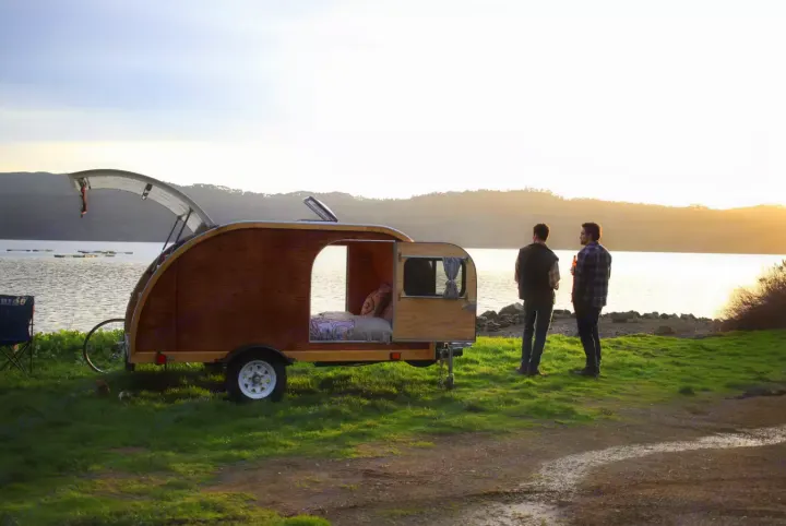 Teardrop Trailer Woody 2017
