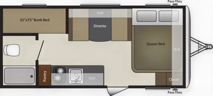 Floorplan. Keystone Springdale 2017