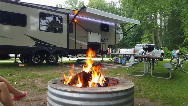 Enjoy the outdoors in LUXURY! . Forest River Chaparral 2018