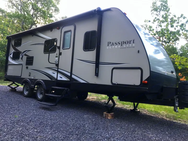 Outside front view. Keystone Passport 2016