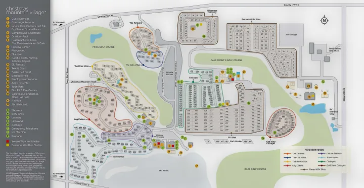 This is a map of Christmas Mountain Village in Wisconsin Dells. 608-253-1000 or reservations 800-456-2582. Palomino Y Series 2008