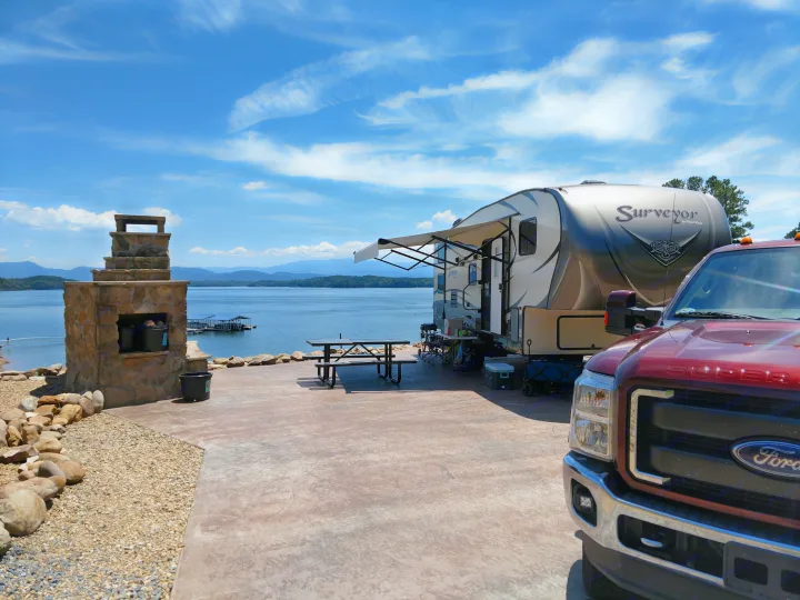 This is our favorite place to go,  a dream vacation come true!. Forest River Surveyor 2015