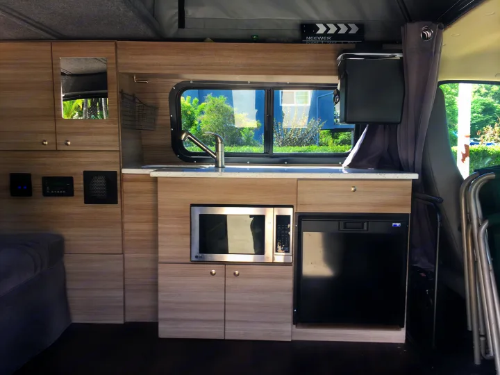 Full Kitchen Set Up! (Microwave, fridge, running water, stove, spice rack & more). Chevrolet Open Road 2014