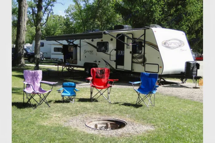 Perfect for a night by the campfire. Forest River Surveyor 2013