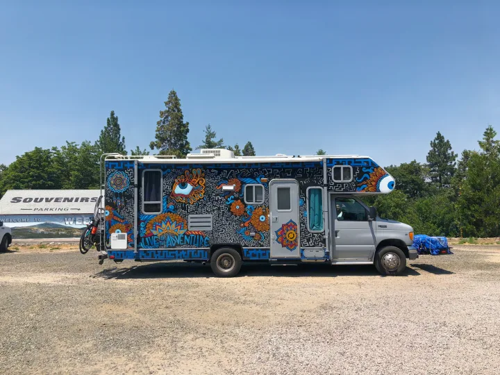 Main entrance into the RV. . Shasta Sprite 2000