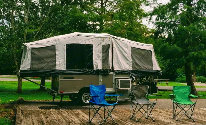 Camping in the Louisiana bayou. Livin' Lite Quicksilver 8.0 2010