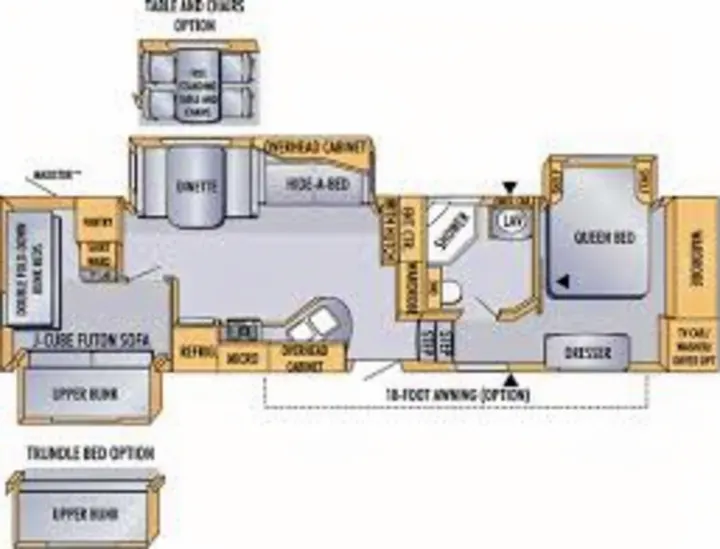 this is the layout, with the booth dinette . Jayco Eagle 2009