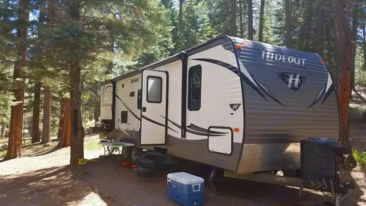 Outside of camper. Keystone Outback 2015