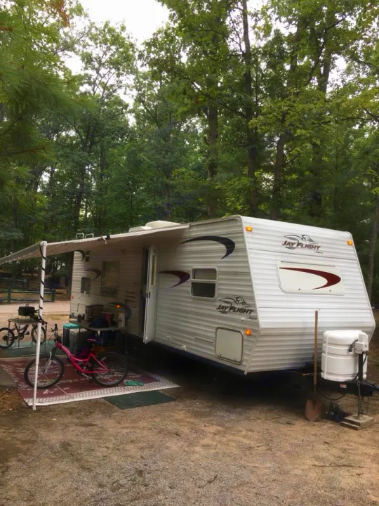 Spacious 29 ft bunkhouse with slide.  . Jayco Jay Flight 2005