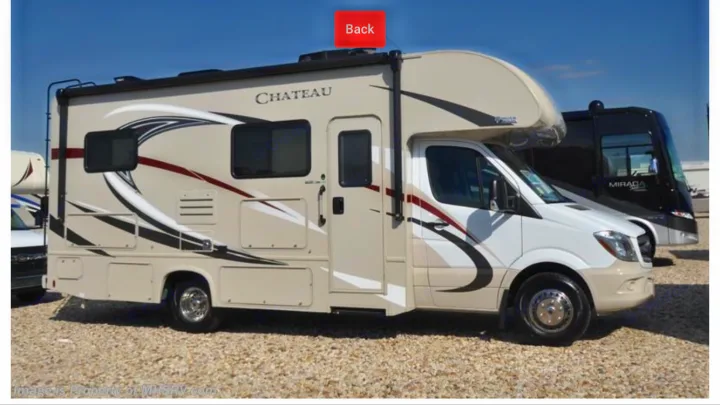brand new with outdoor tv.. Thor Motor Coach Chateau 2018