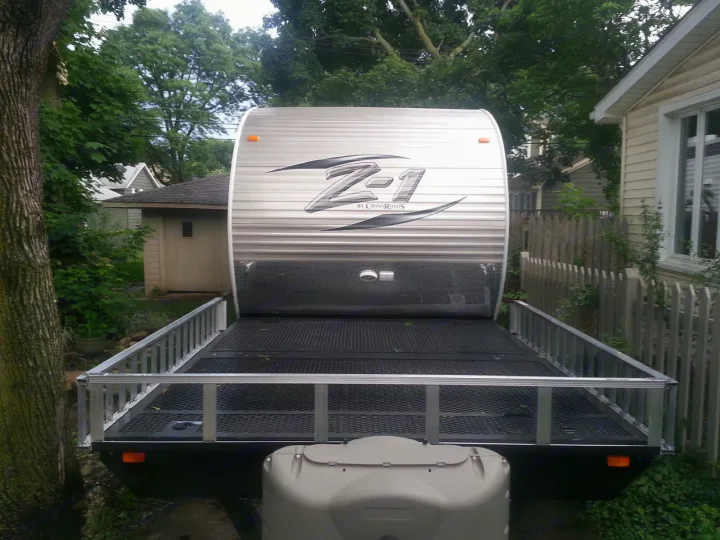 9x8 outdoor platform. Crossroads Z-1 2014