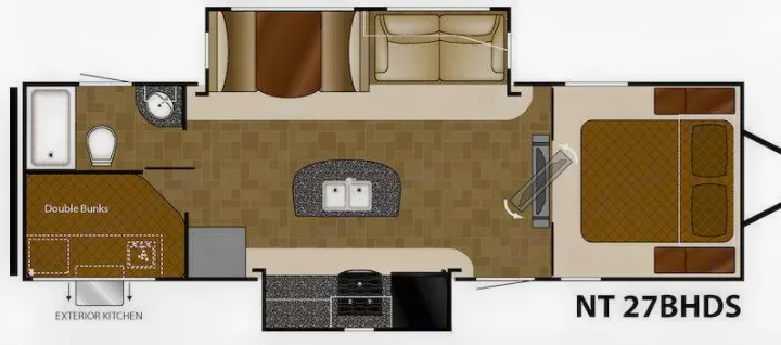 Floorplan. Heartland North Trail 2015
