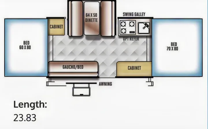 The 2017 Forest River Rockwood Freedom folding camper comes complete with a slide-out dinette, outdoor grill and work table, furnace, air conditioner, refrigerator, cooktop/stove, water pump, 20 gallon under floor water tank, heated mattresses, 12V RV battery, awning, LED lighting, 1 filled propane cylinder, spare tire w/ cover, A/C, electric brakes and much more! This camper sleeps a minimum of 8 people! You will have all the comforts of home in this easy to tow high wall tent camper! . Other Other 2017