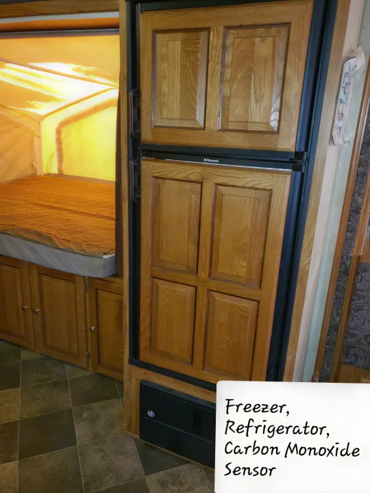 Fridge and freezer. Forest River Shamrock 2014