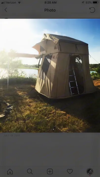 Hidden Ranch Off-Road Roof Top Tent camping Trailer 2018