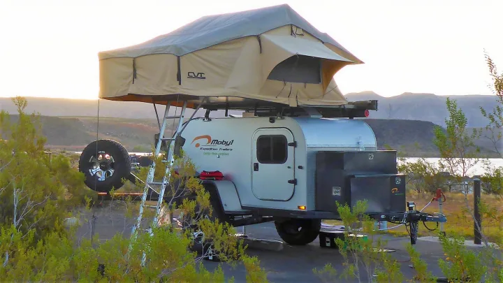 The rooftop tent sleeps three with PLENTY of room.. Moby1 XTR 2013
