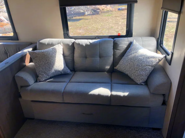 Sofa. Forest River Wildwood 2018