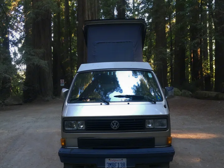Exterior front view . Volkswagen Westfalia 1990