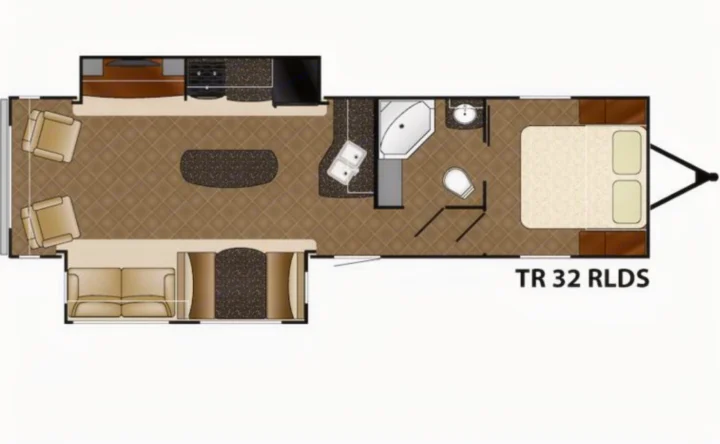 floor plan . Heartland Prowler 2015