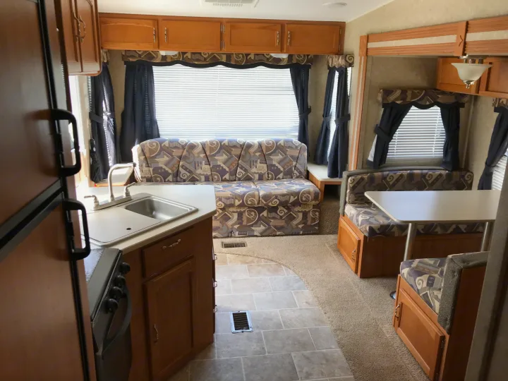 Spacious open area. Large back window making the trailer bright.. Other Other 2009