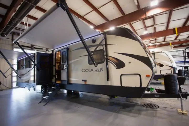 Two awnings for extra shade! . Keystone Cougar Half-Ton 2018