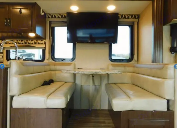 Dining area.  This also turns into a bed if needed.. Thor Motor Coach A.C.E 2017