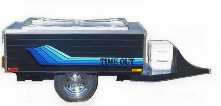 The camper legs on top can be used for additional storage.. Time Out Campers Other 2017