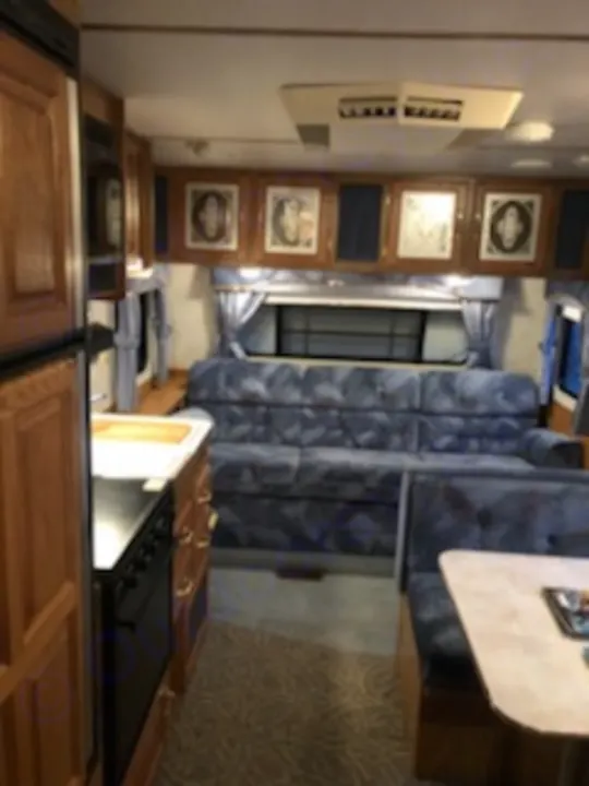 this unit features a very comfortable couch which folds down to comfortably sleep two. Jayco Camper Trailer- Eagle 1993