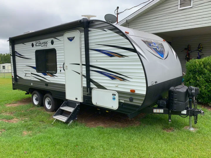 Exterior of our trailer. Forest River Salem Cruise Lite 2018