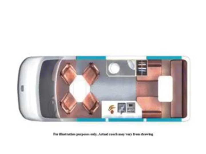 Floor Plan. Roadtrek Mercedes Sprinter Adventurous Rs 2012