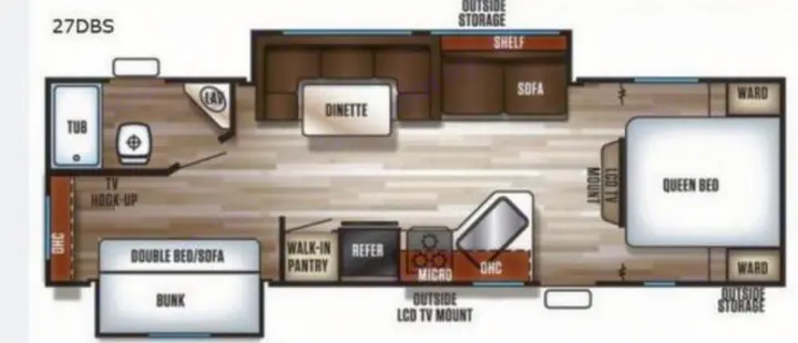 Spacious floor plan!. Forest River Patriot Edition 2017