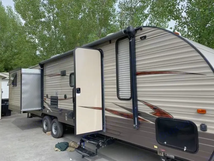 Well taken care of exterior!. Forest River Patriot Edition 2017