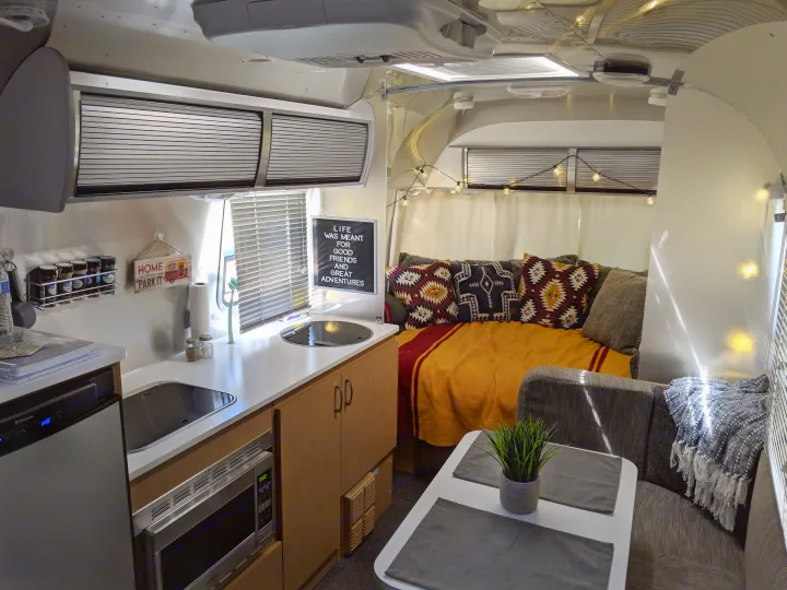 The perfect camper for a couple or small family.. Airstream Sport 2014