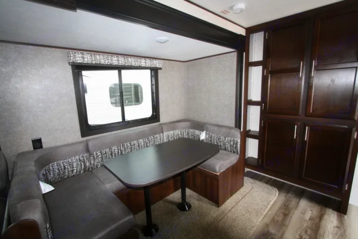 Dinette area with plenty of storage. Jayco Jay Flight SLX 2020