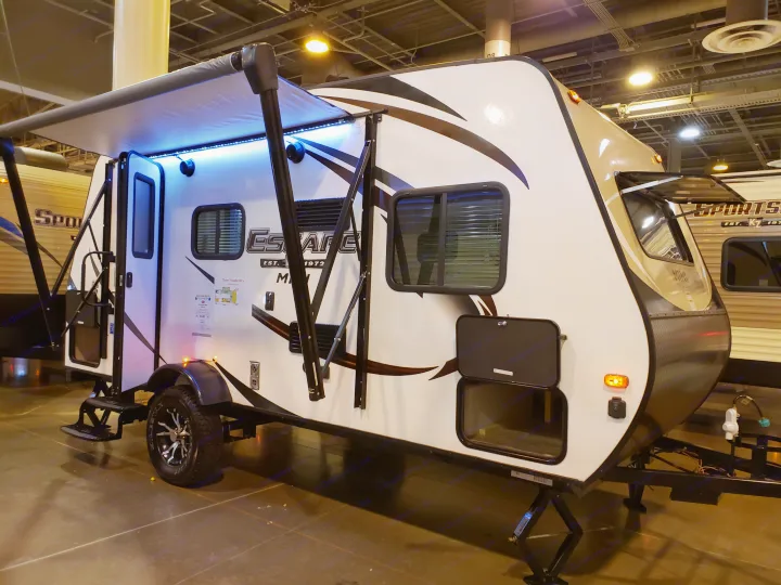 From the show room floor in March 2019. K-Z Manufacturing Escape 2018