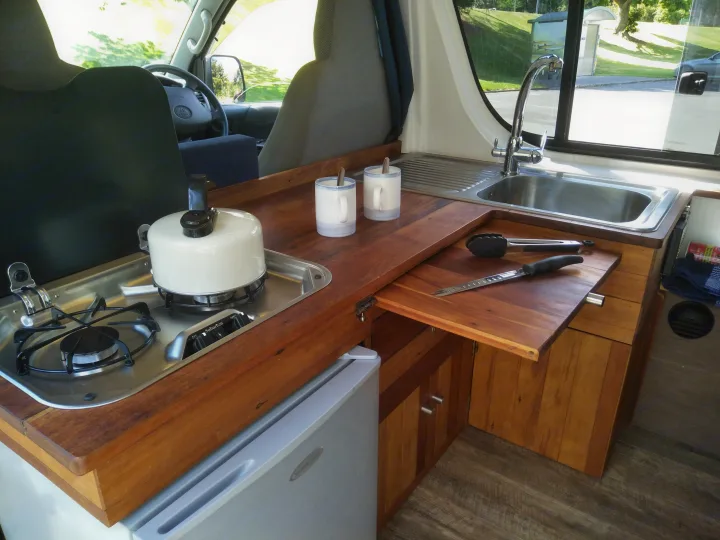100 year old Matai timber.. Toyota Hiace 2005