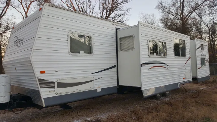 Two slide outs. Fleetwood Pioneer 2007