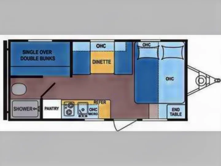 Floor plan. Dutchmen Coleman 2018
