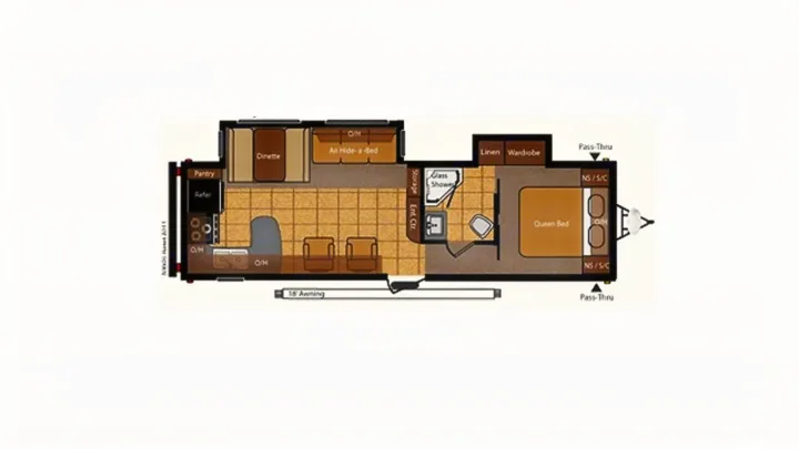 2011 Keystone Hornet Spacious Floor Plan. Keystone Hornet 2011